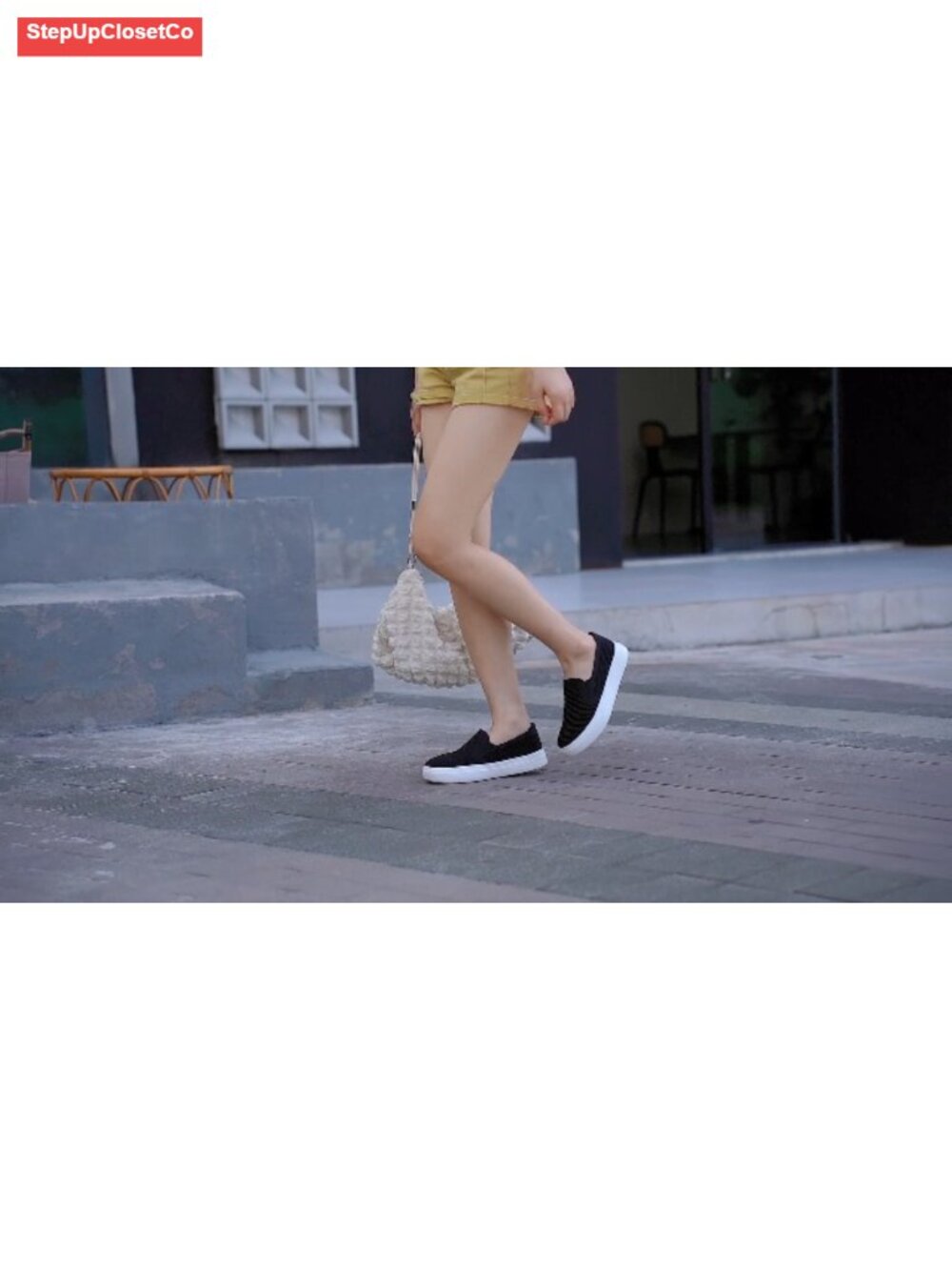 Slip On Walking Shoes Lightweight Breathable Knit Casual Loafers Fashion - Picture 6 of 6